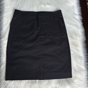 Benetton Black Vintage Pencil Skirt